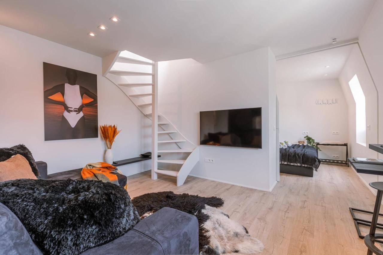 Duplex-Apartment With Terrace On Top Location In Gante Exterior foto