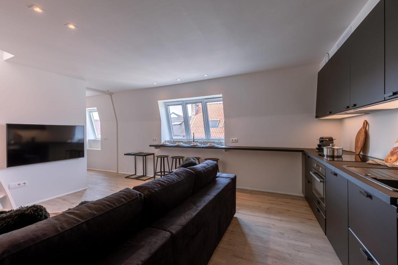 Duplex-Apartment With Terrace On Top Location In Gante Exterior foto